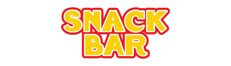 A snack bar logo